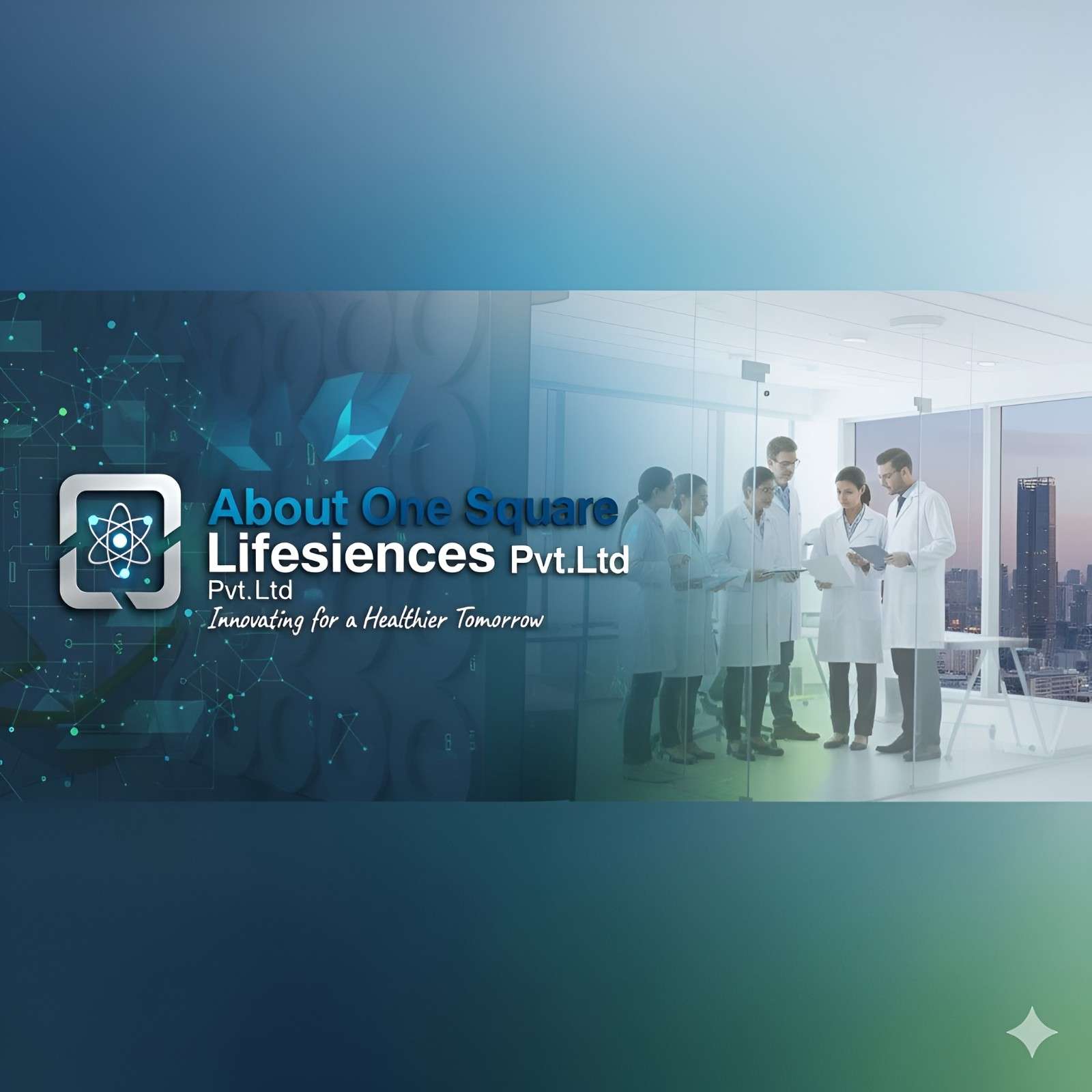 Healthcare professionals working in a lab environment